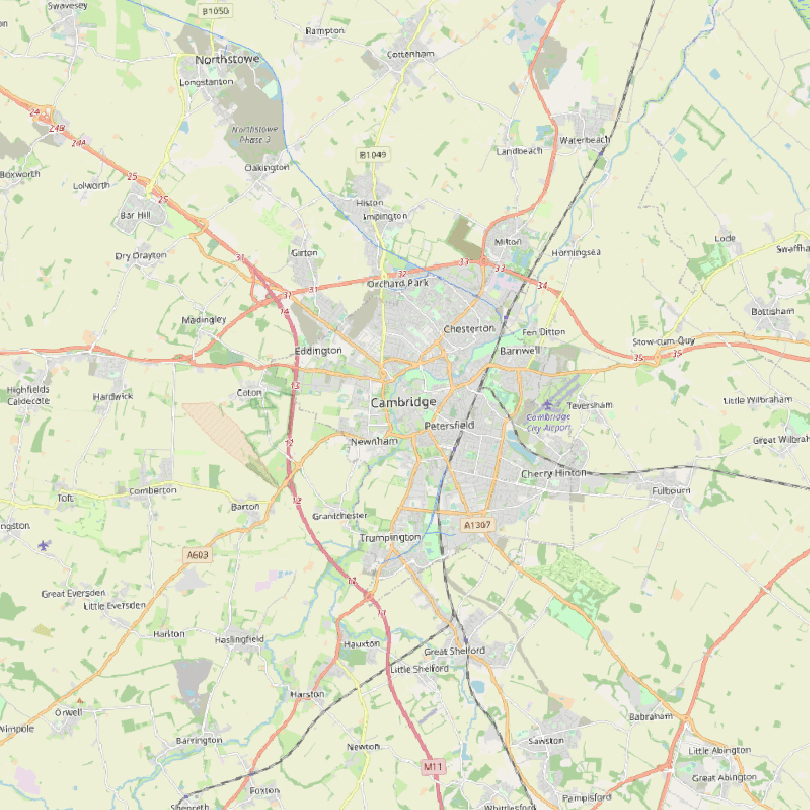 Cambridge CB2 3QJ Gmap