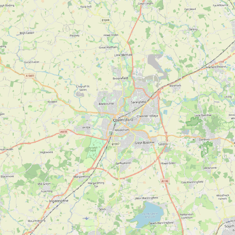 Chelmsford CM1 1JE Gmap