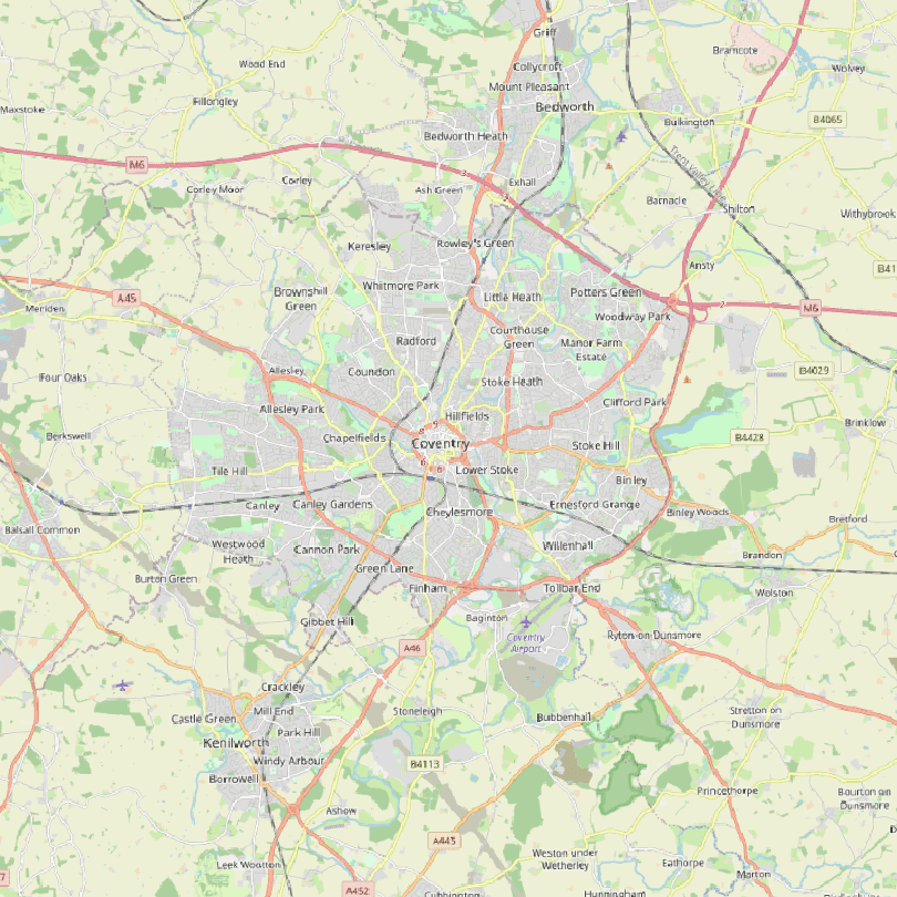 Coventry CV1 5RR Gmap