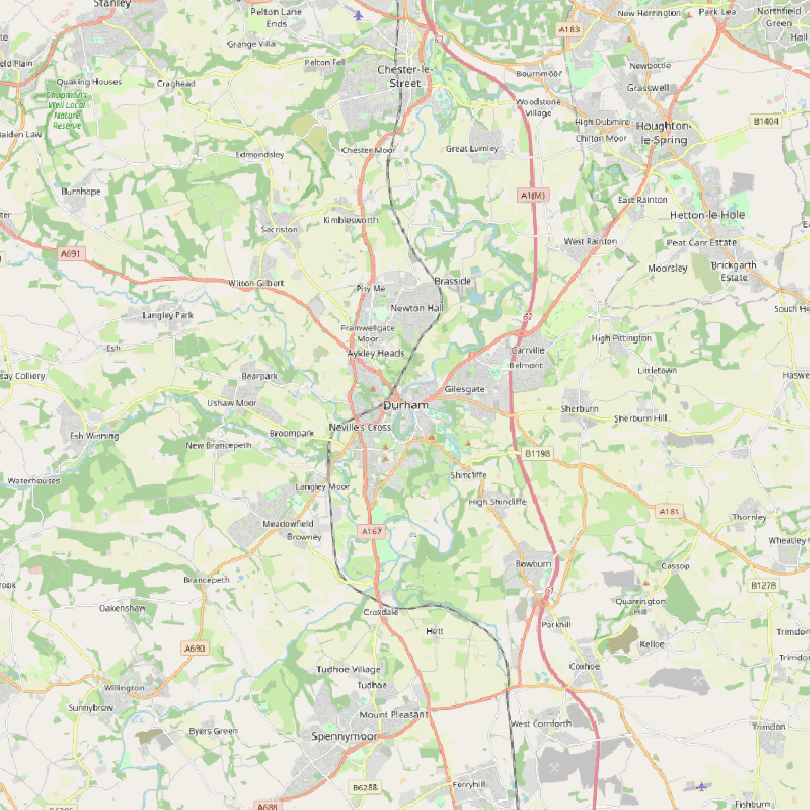 Durham DH1 3NJ Gmap