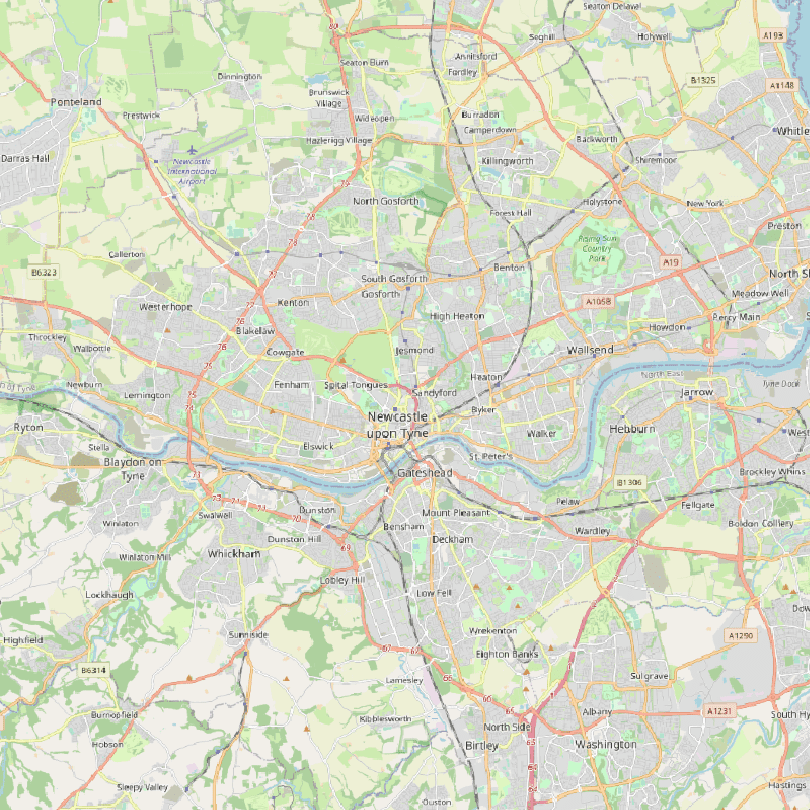 Newcastle NE1 8QH Gmap