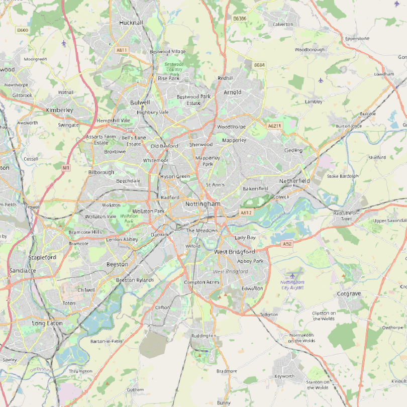 Nottingham NG1 2DT Gmap