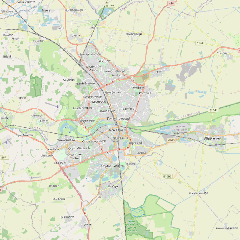 Peterborough PE1 1HF Gmap