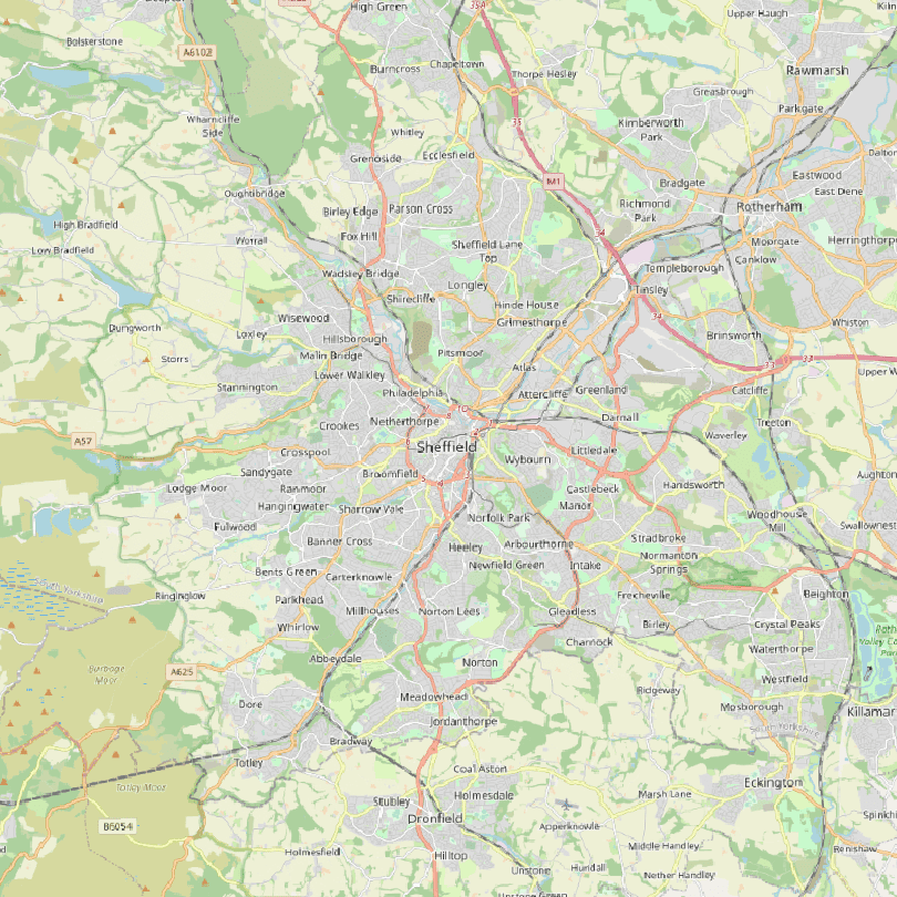 Sheffield S1 2HH Gmap