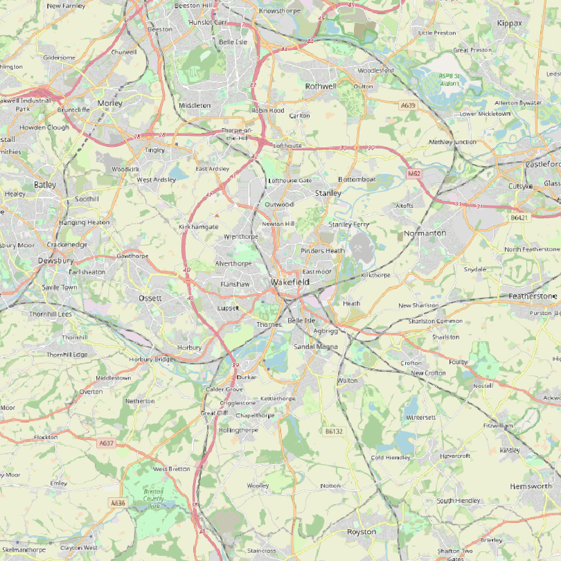 Wakefield WF1 2HQ Gmap