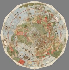 1st-3rd Planisphere ~ 1587 ~ 600mm (w) X 604mm (h)