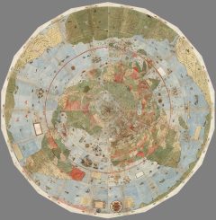 1st-4th Planisphere ~ 1587 ~ 600mm (w) X 612mm (h)