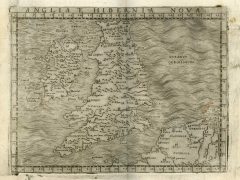 Anglia E Hibernia Nova ~ 1548 ~ 802mm (w) X 600mm (h)