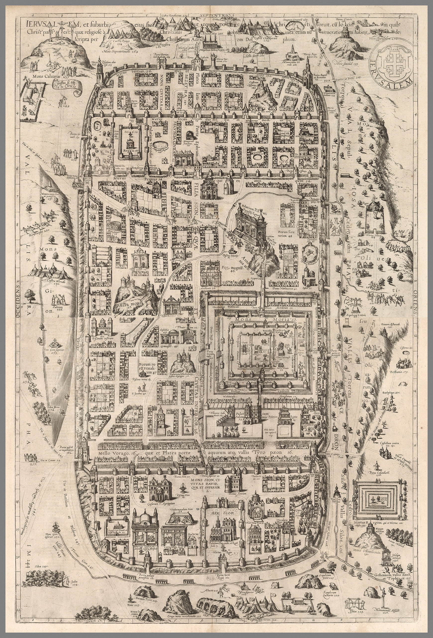 Jerusalem ~ 1588 ~ 600mm (w) X 883mm (h)